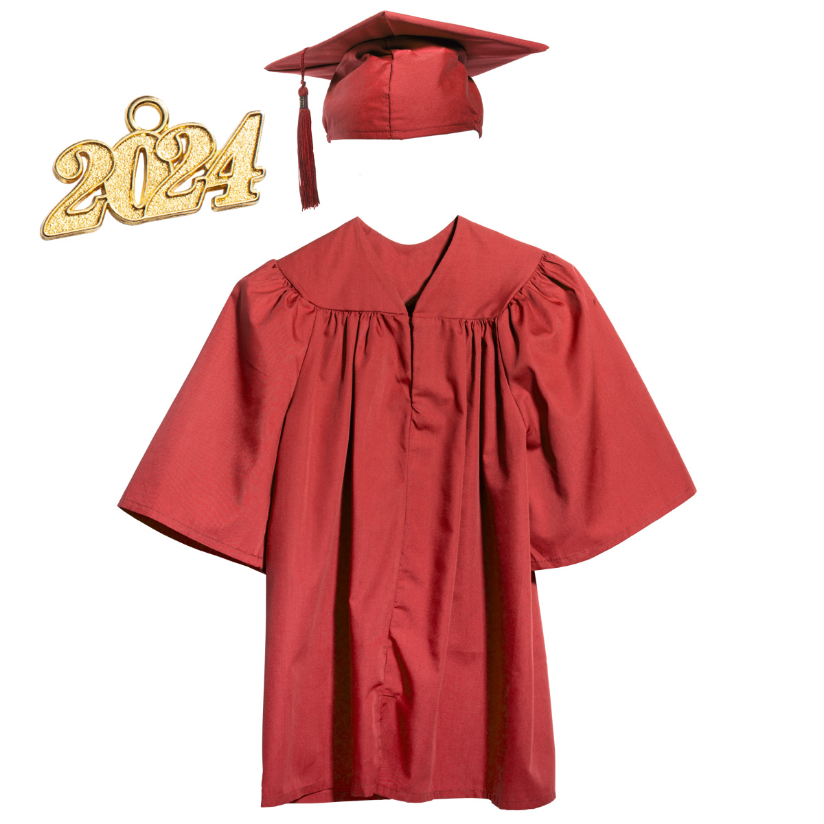 Child Graduation Cap Gown Tassel Package Matte Graduation Authority